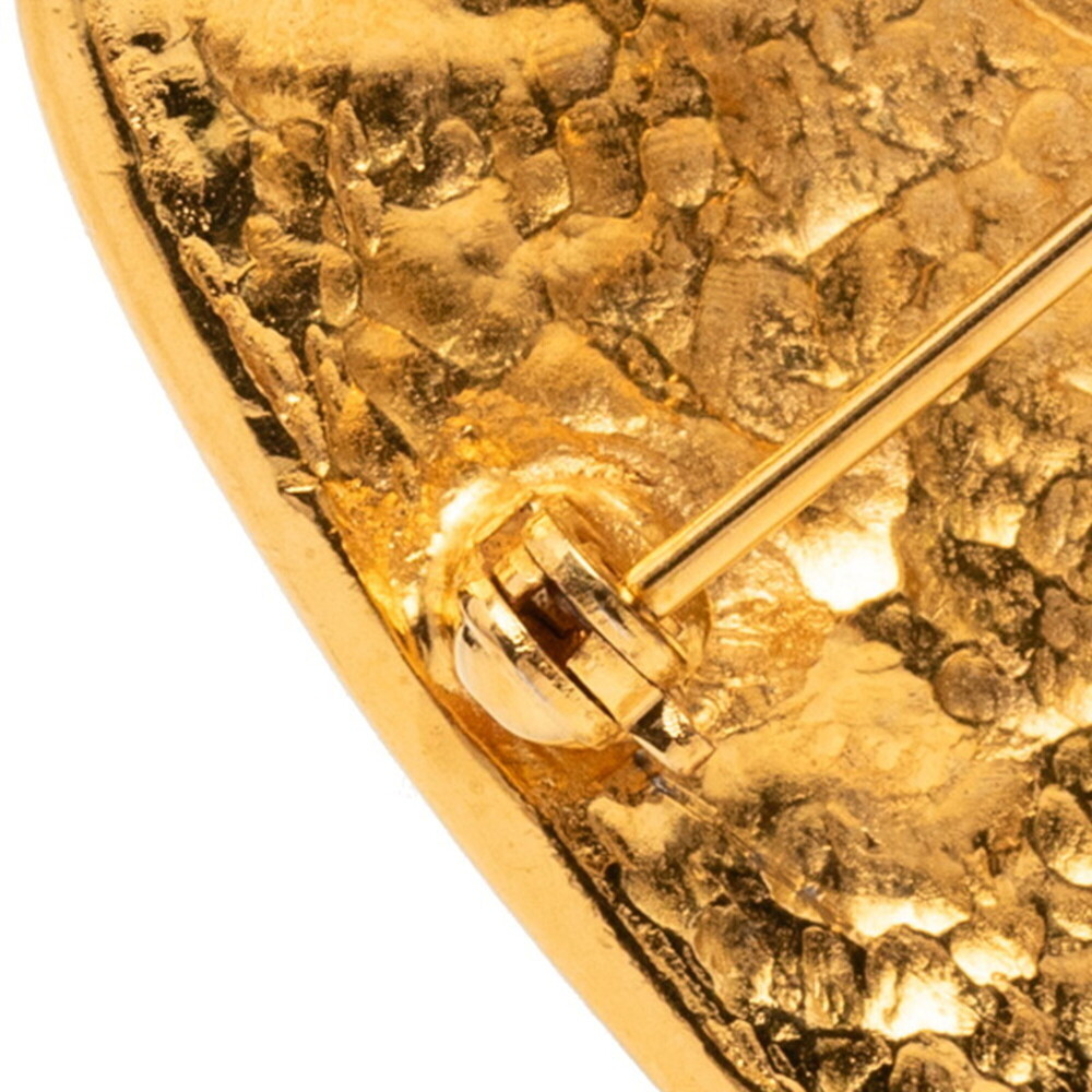 CHANEL Vintage Gold Logo Brooch - Picture 5 of 7